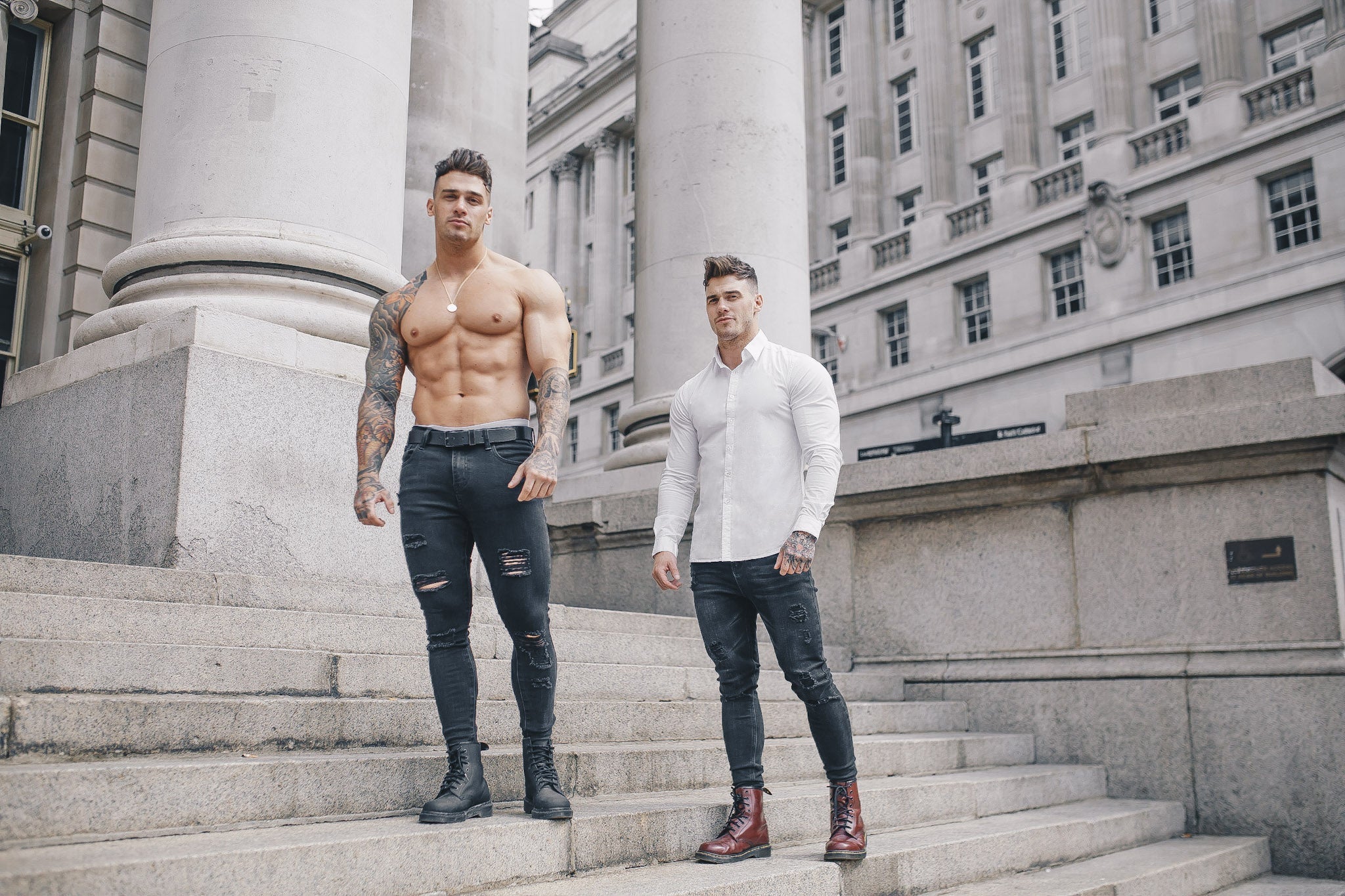 Best Dress Shirts For Bodybuilders | Best Muscle Fit Dress Shirts  Tapered  Menswear