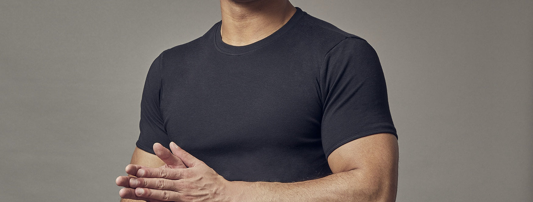 black t shirt with dress pants Pulling Off A T-Shirt With Dress Pants: It's Possible