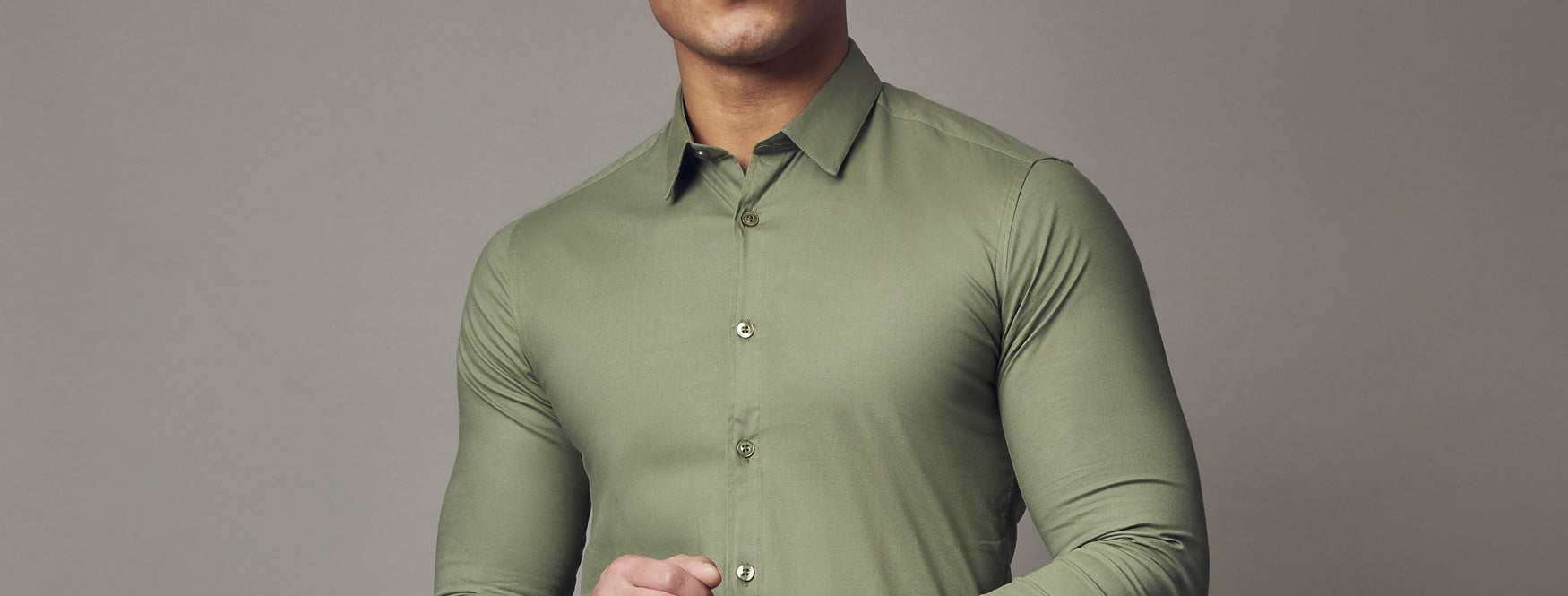 Shirts on olive green pants online