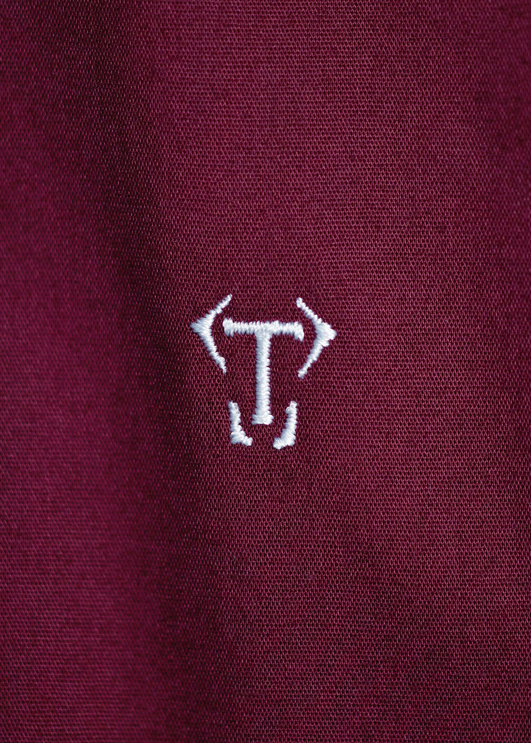 Burgundy Tapered Fit Bodybuilder Shirt