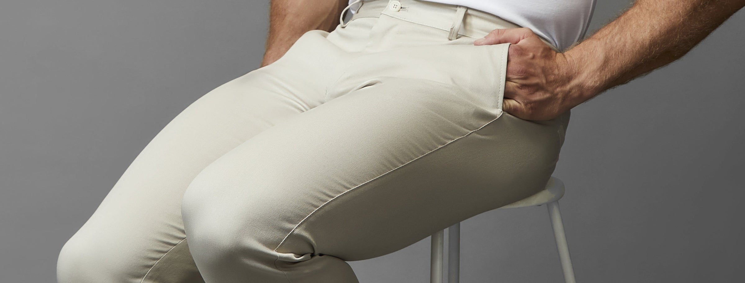 Athletic Fit Stretch Chinos by Tapered Menswear