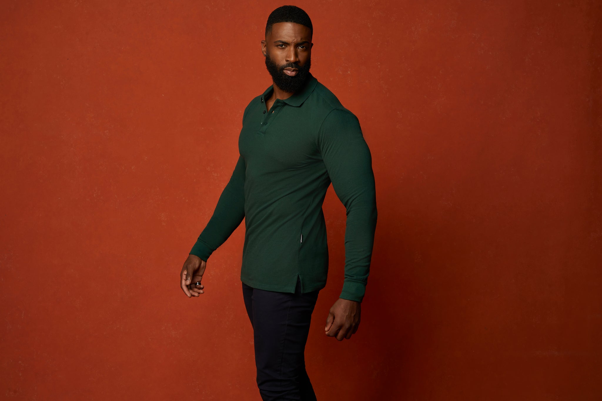 Muscle Fit Polo Shirts By Tapered Menswear