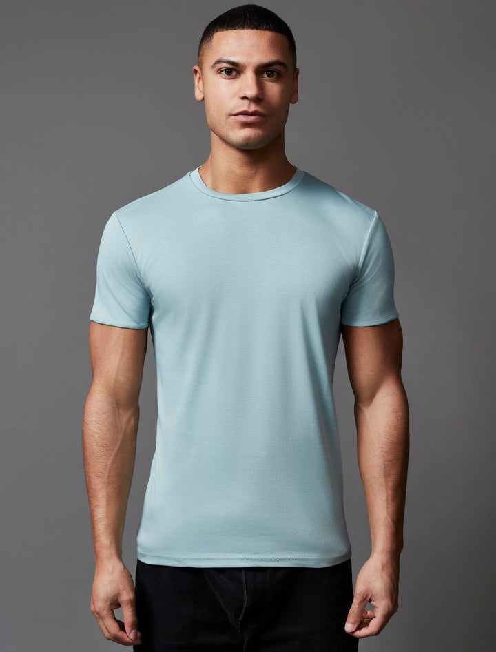 Mint Green Tapered Fit T-Shirt