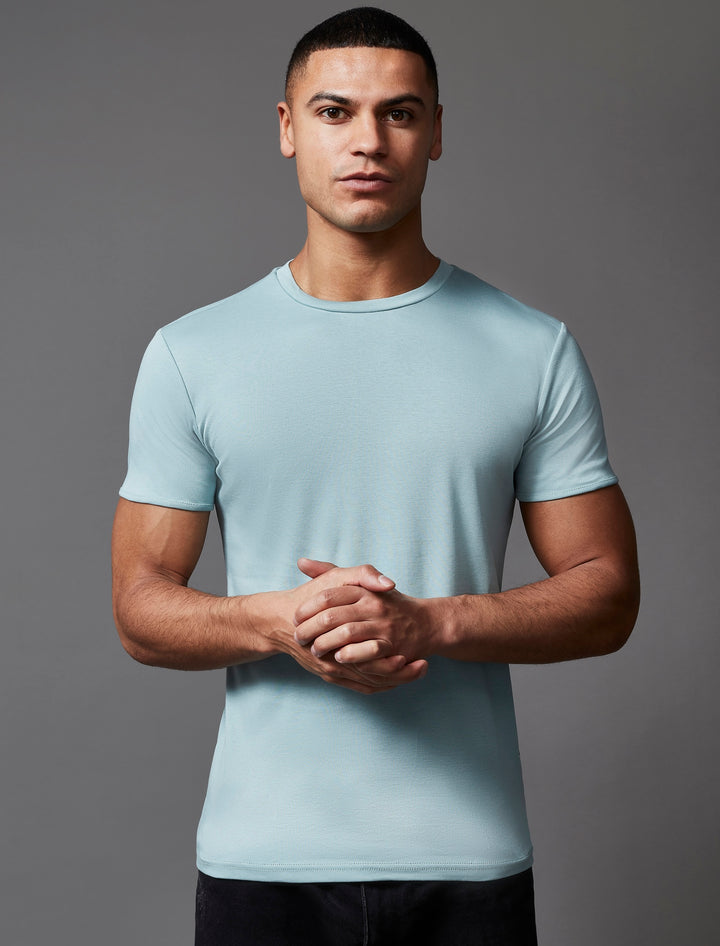 Mint Green Tapered Fit T-Shirt