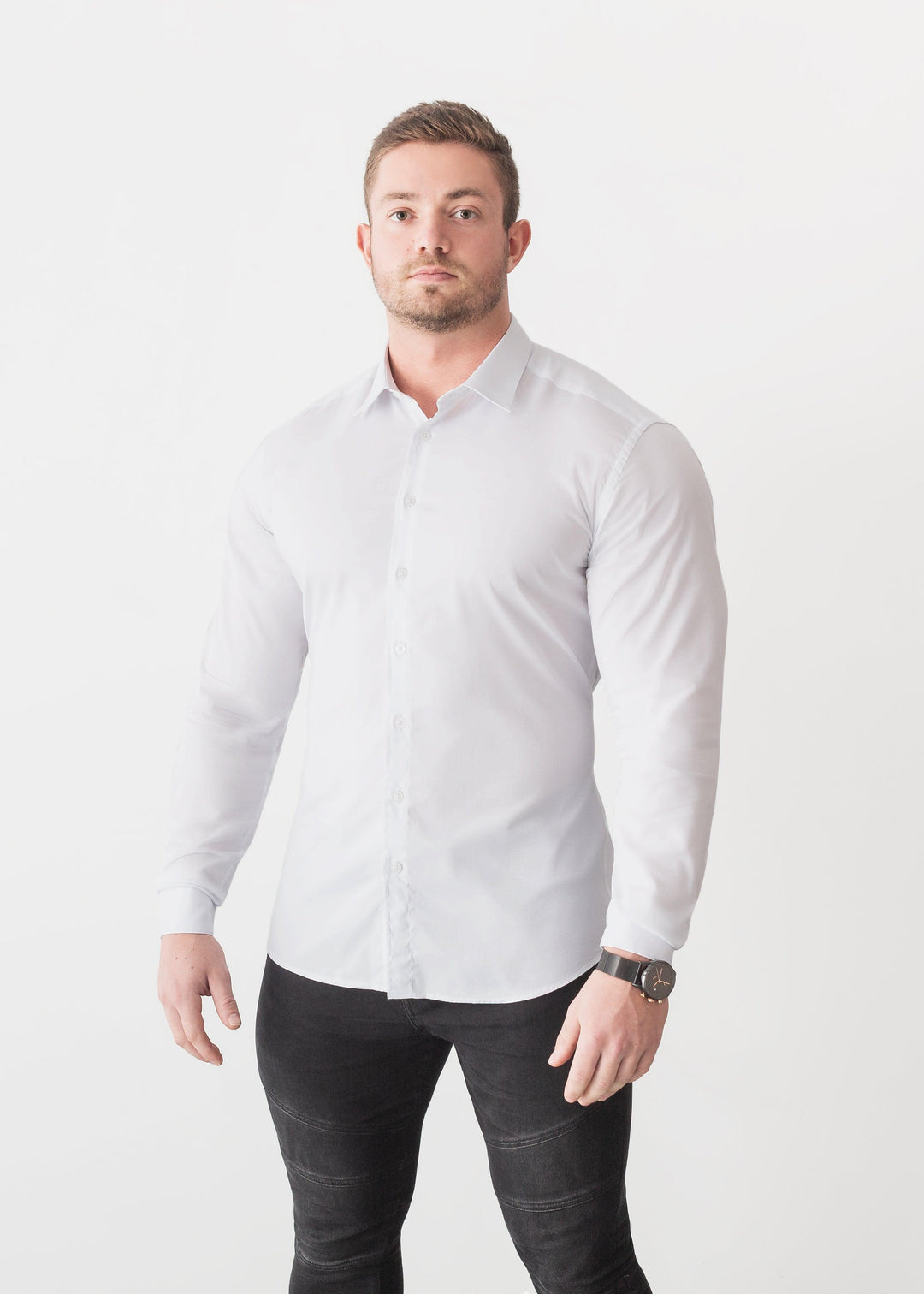walmart white dress shirt Mens Dress Shirts in Mens Dress Shirts