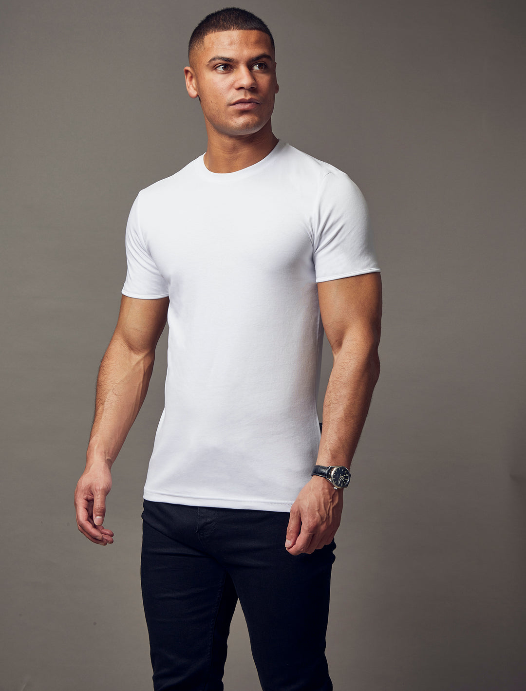 Mens Muscle Fitted T-Shirts - Tapered Fit T-Shirts | Tapered Menswear